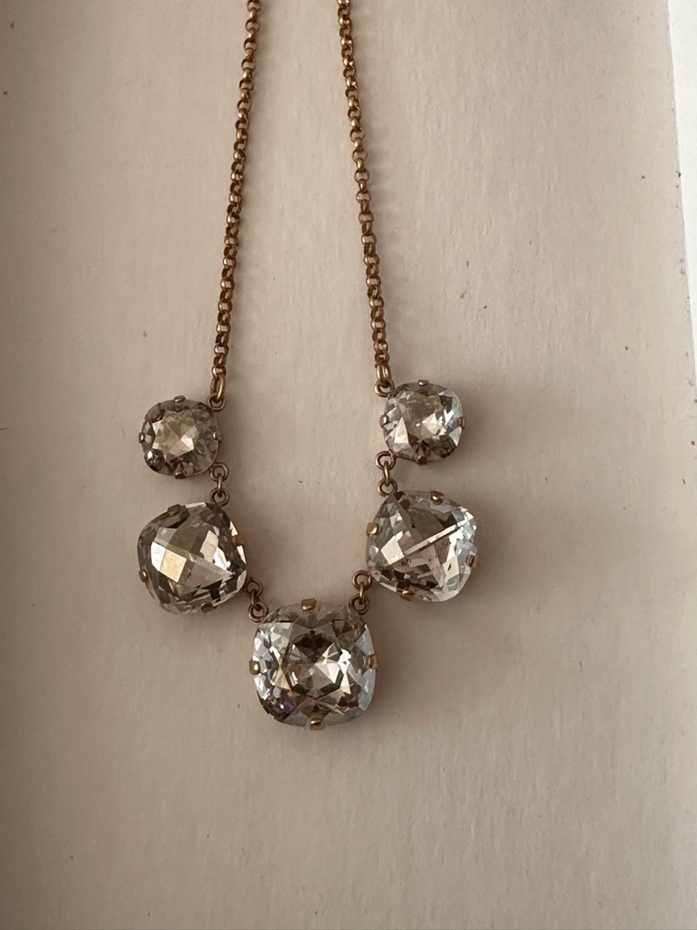 Catherine Popesco La Vie De Parisienne Crystal Necklace With Gold-Tone Chain 85$